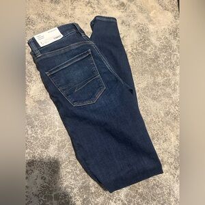 American Eagle Outfitters Dark Blue Skinny Jeans